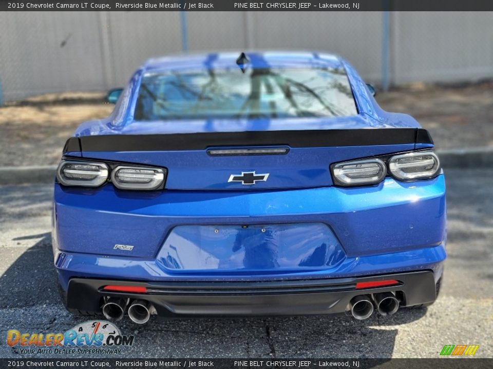 2019 Chevrolet Camaro LT Coupe Riverside Blue Metallic / Jet Black Photo #5