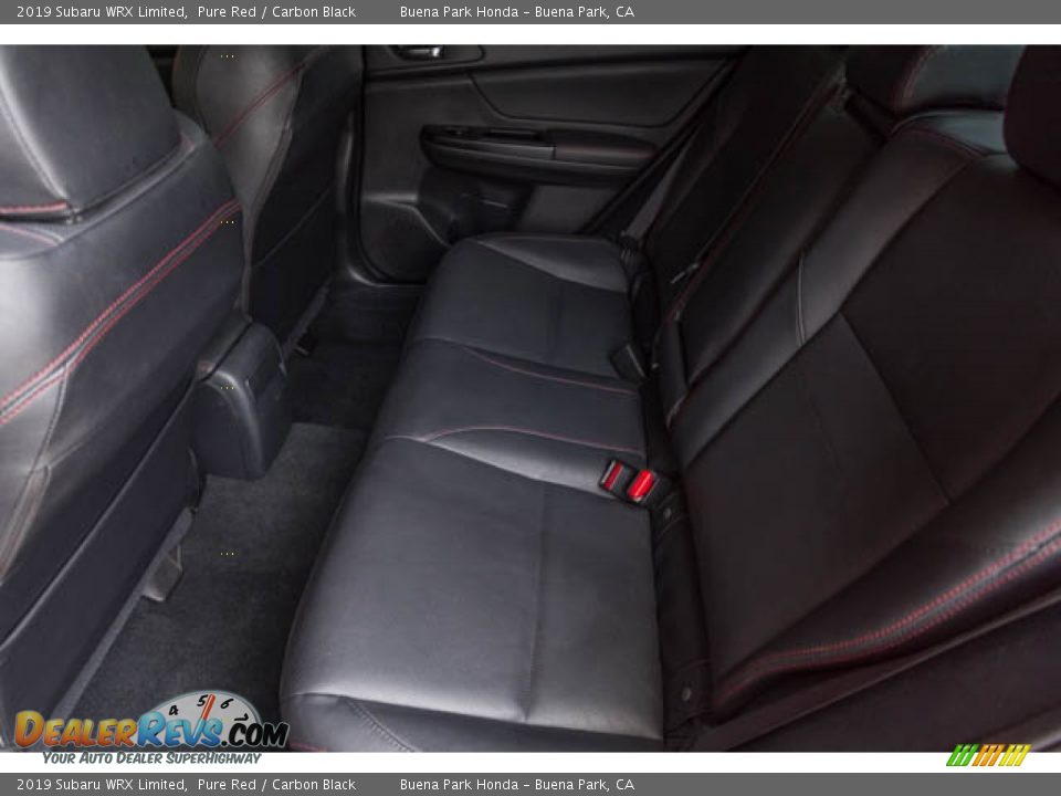 2019 Subaru WRX Limited Pure Red / Carbon Black Photo #4