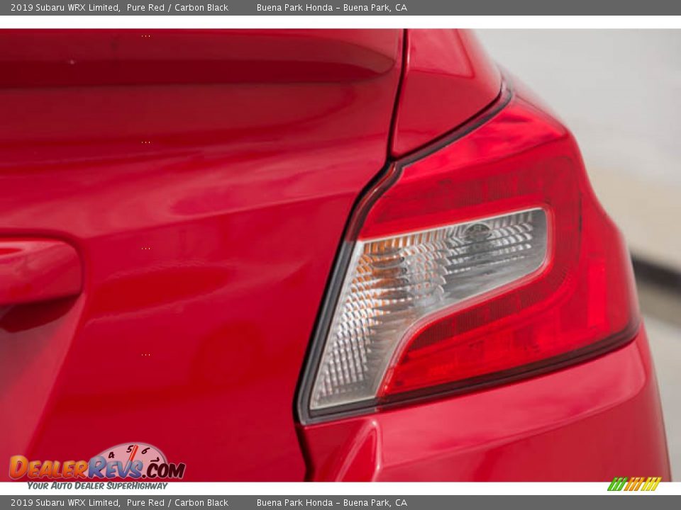 2019 Subaru WRX Limited Pure Red / Carbon Black Photo #11