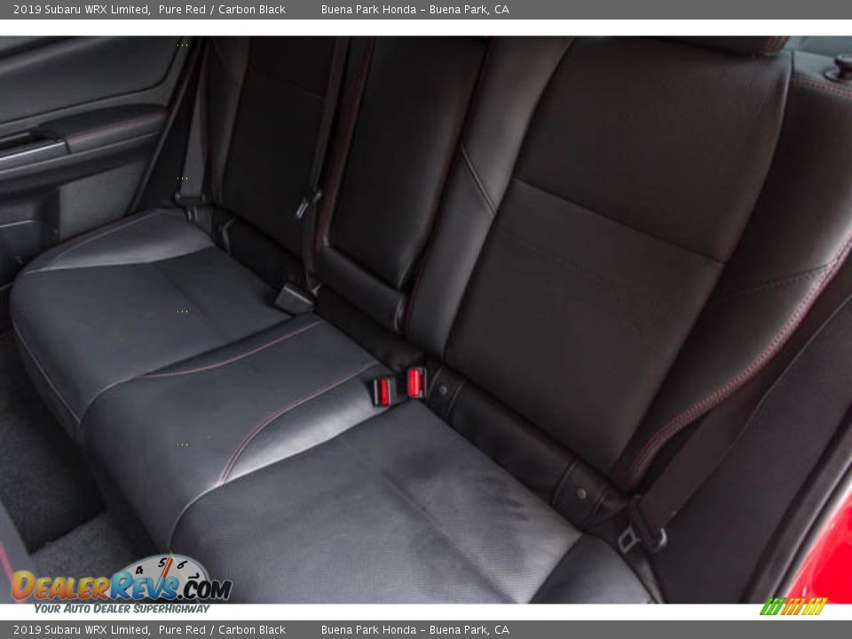 2019 Subaru WRX Limited Pure Red / Carbon Black Photo #17