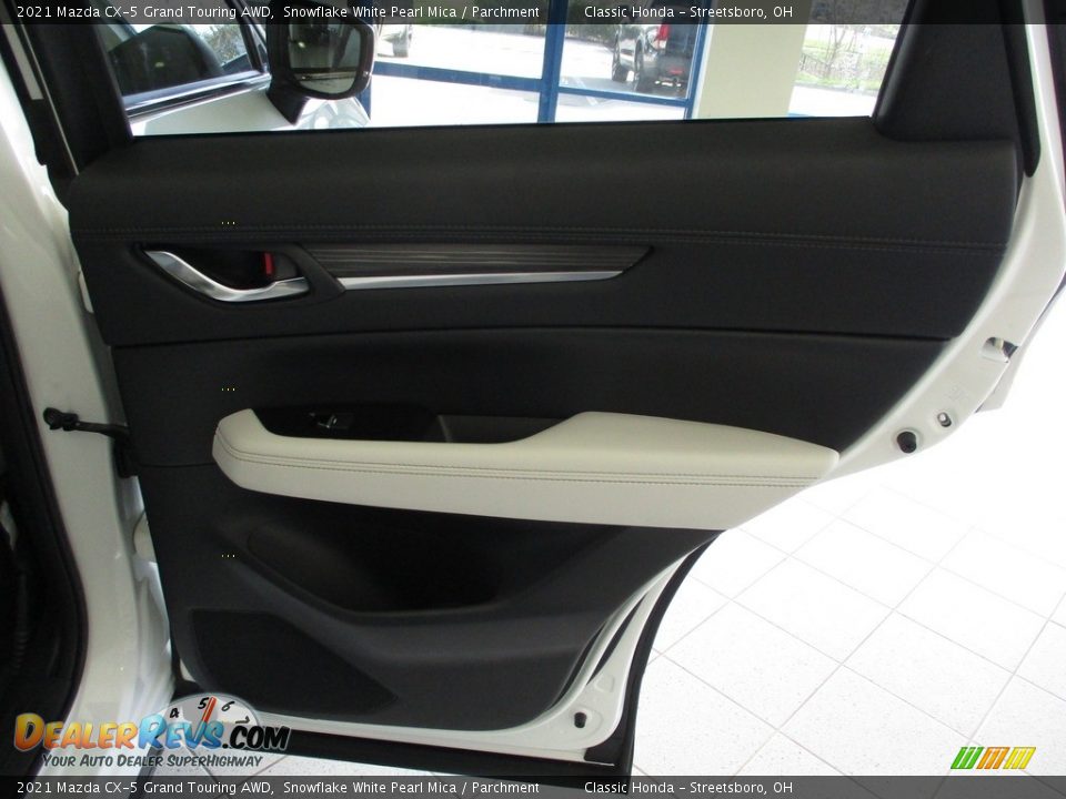 2021 Mazda CX-5 Grand Touring AWD Snowflake White Pearl Mica / Parchment Photo #18