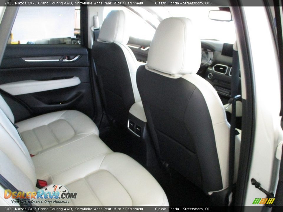 2021 Mazda CX-5 Grand Touring AWD Snowflake White Pearl Mica / Parchment Photo #19