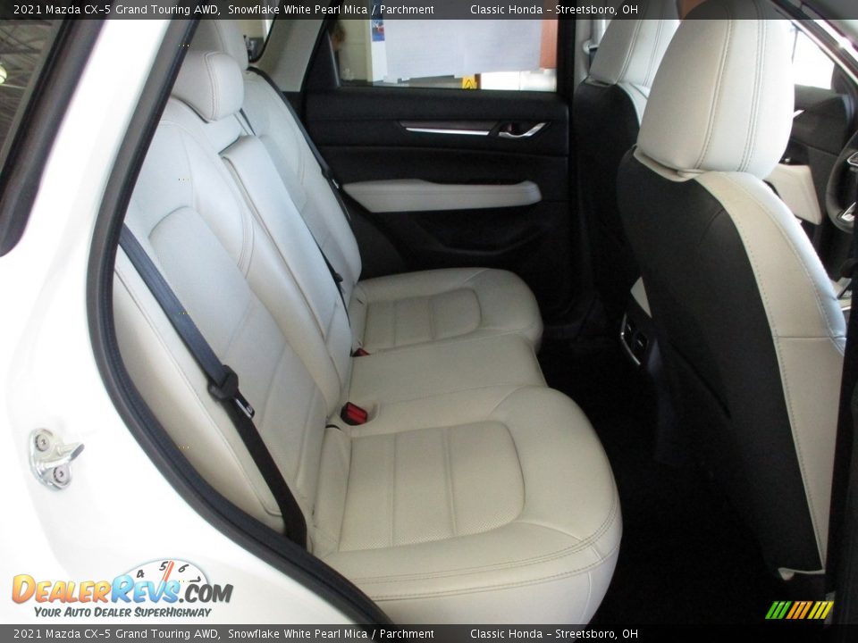 2021 Mazda CX-5 Grand Touring AWD Snowflake White Pearl Mica / Parchment Photo #20