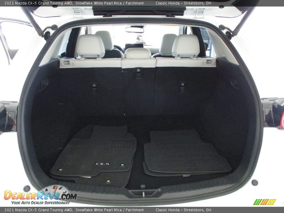 2021 Mazda CX-5 Grand Touring AWD Snowflake White Pearl Mica / Parchment Photo #21