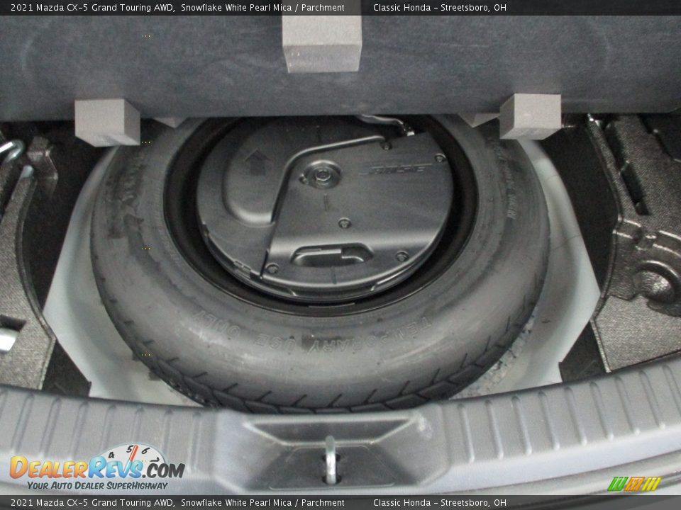 2021 Mazda CX-5 Grand Touring AWD Snowflake White Pearl Mica / Parchment Photo #22