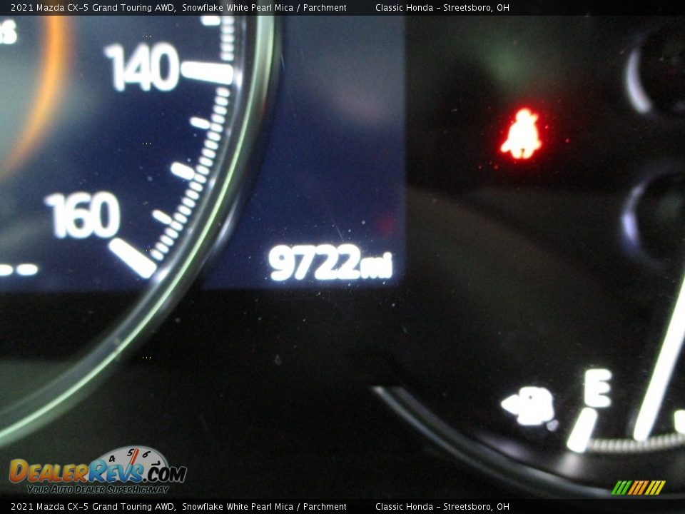 2021 Mazda CX-5 Grand Touring AWD Snowflake White Pearl Mica / Parchment Photo #33