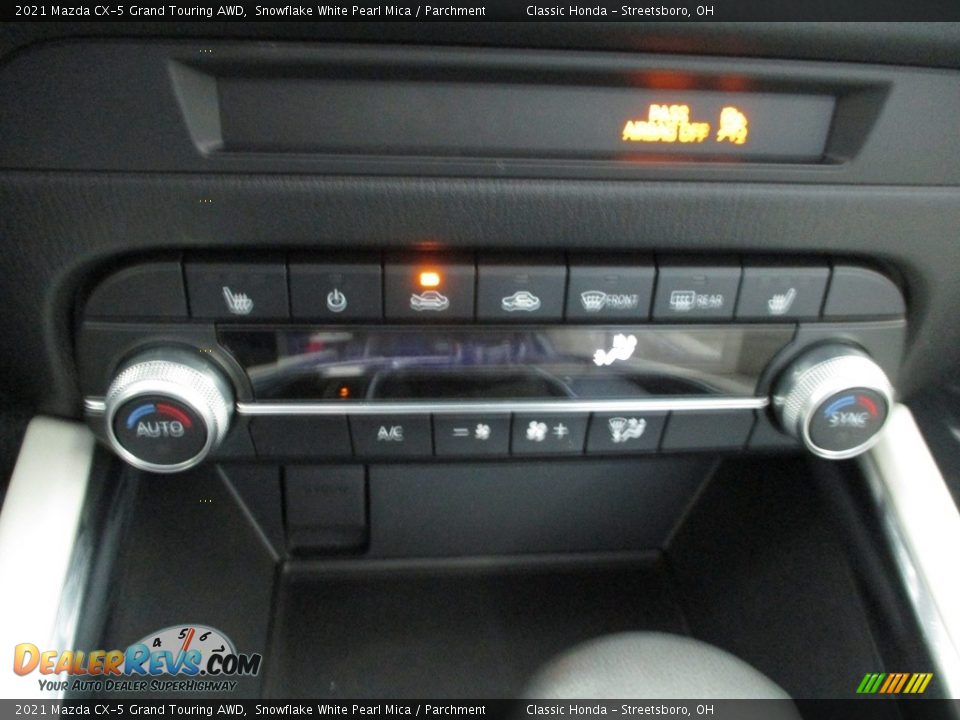 2021 Mazda CX-5 Grand Touring AWD Snowflake White Pearl Mica / Parchment Photo #36