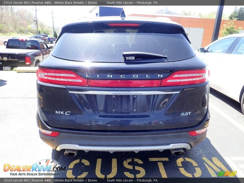 2019 Lincoln MKC Reserve AWD Infinite Black Metallic / Ebony Photo #3