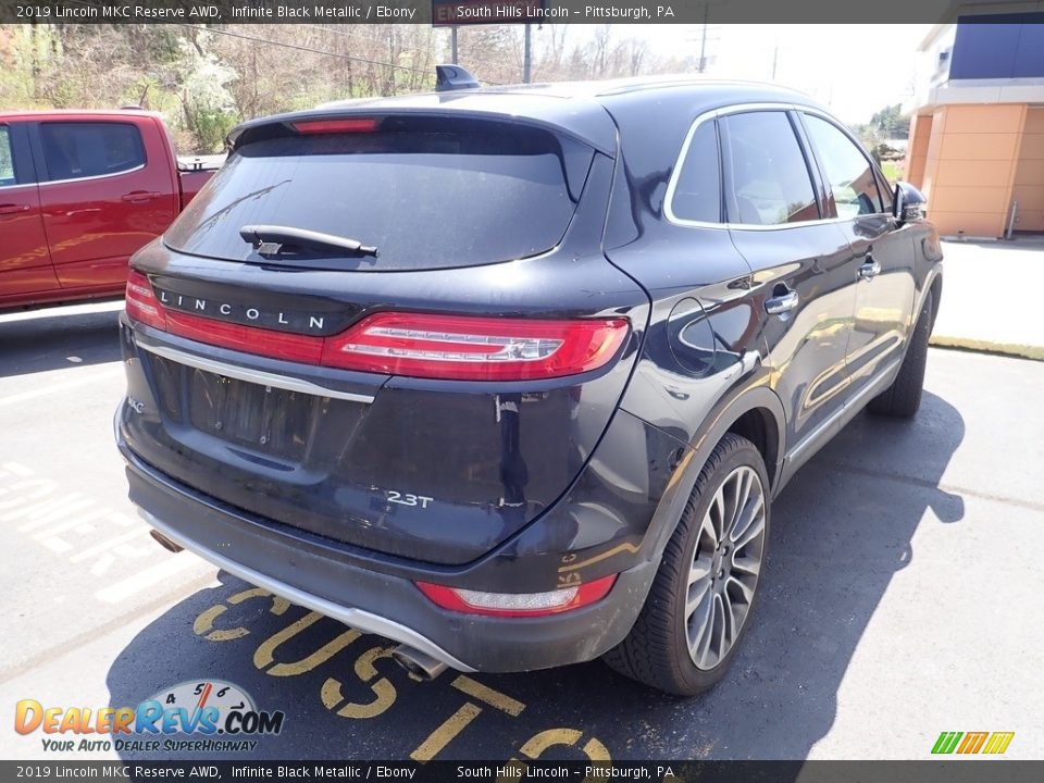 2019 Lincoln MKC Reserve AWD Infinite Black Metallic / Ebony Photo #4