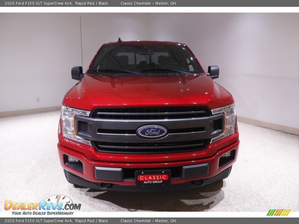 2020 Ford F150 XLT SuperCrew 4x4 Rapid Red / Black Photo #2