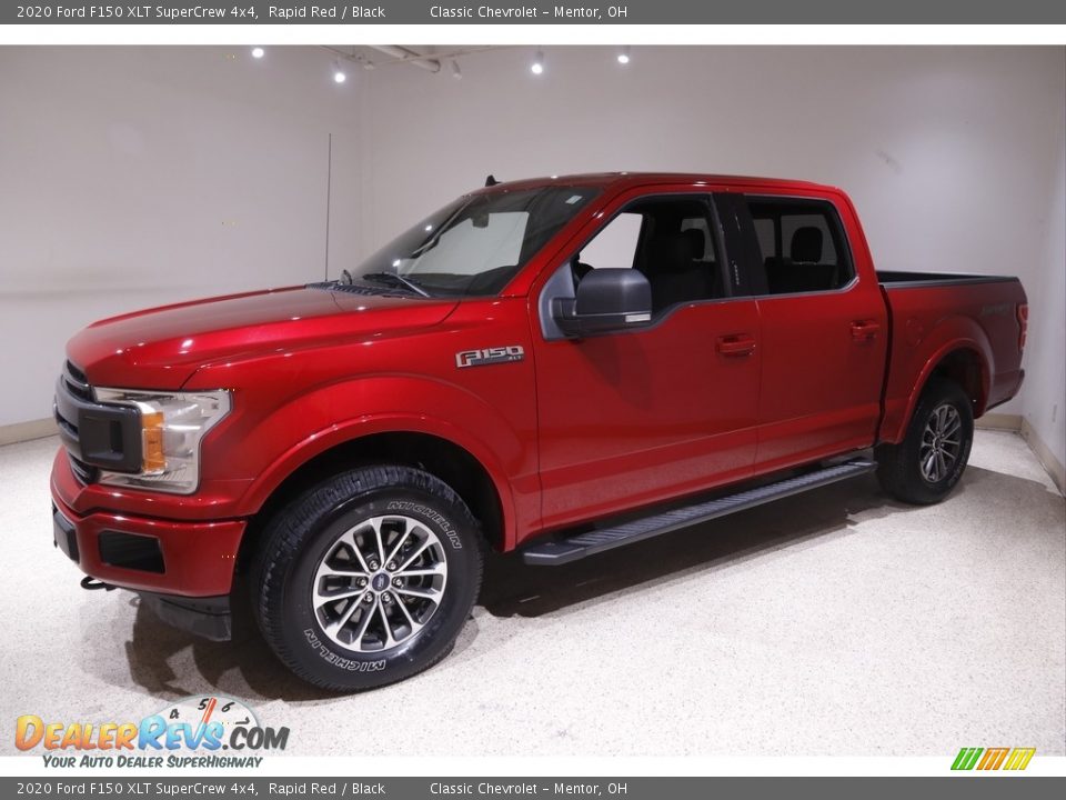 2020 Ford F150 XLT SuperCrew 4x4 Rapid Red / Black Photo #3