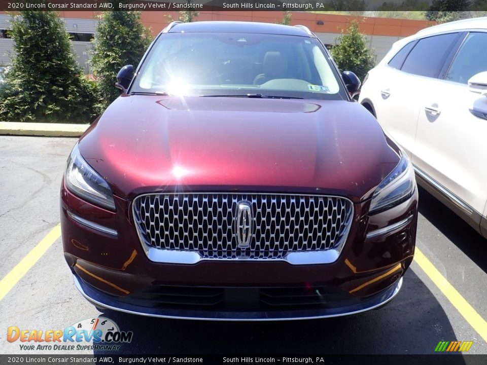 2020 Lincoln Corsair Standard AWD Burgundy Velvet / Sandstone Photo #3