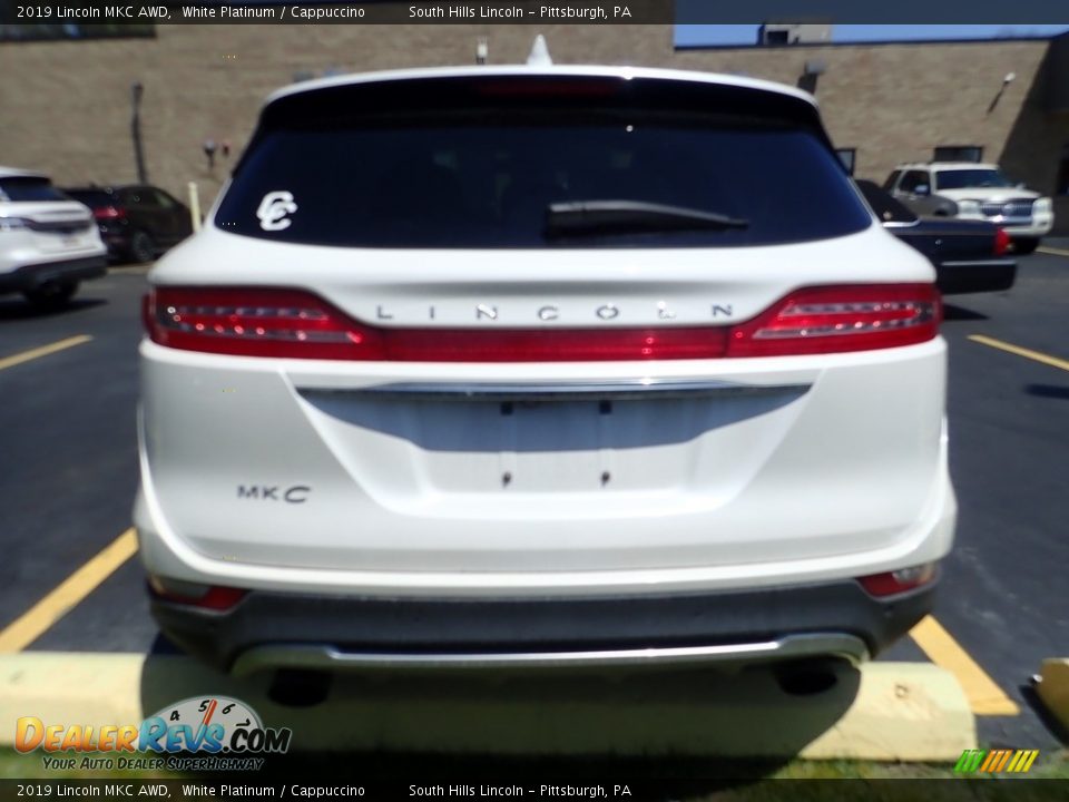 2019 Lincoln MKC AWD White Platinum / Cappuccino Photo #3