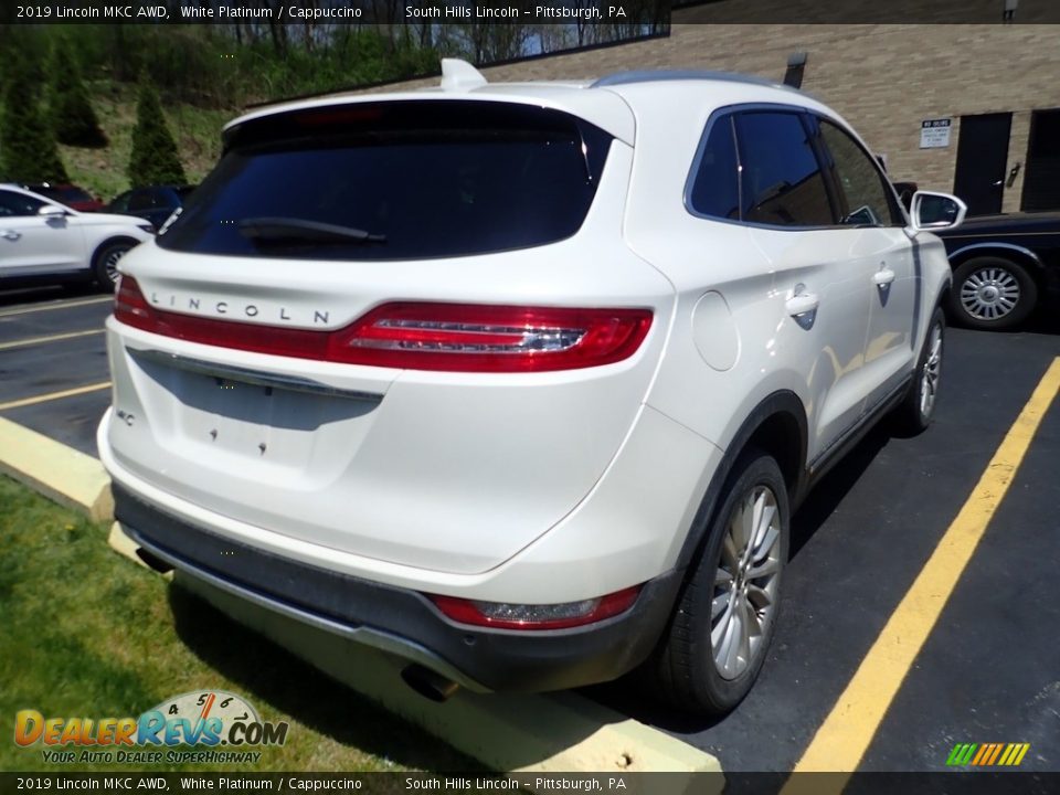 2019 Lincoln MKC AWD White Platinum / Cappuccino Photo #4