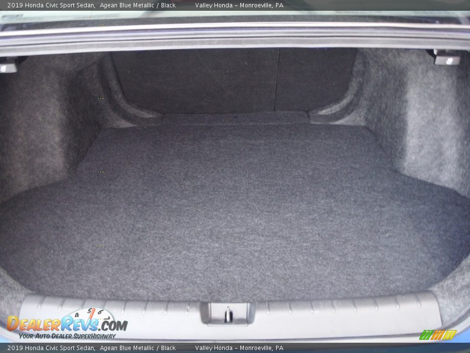 2019 Honda Civic Sport Sedan Agean Blue Metallic / Black Photo #23