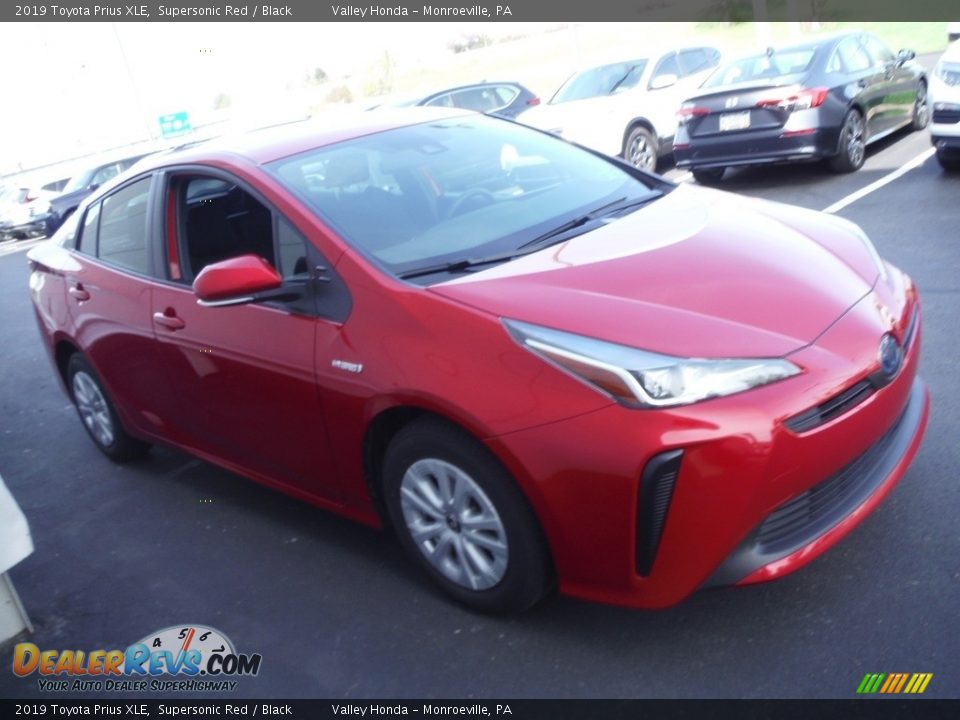 2019 Toyota Prius XLE Supersonic Red / Black Photo #6