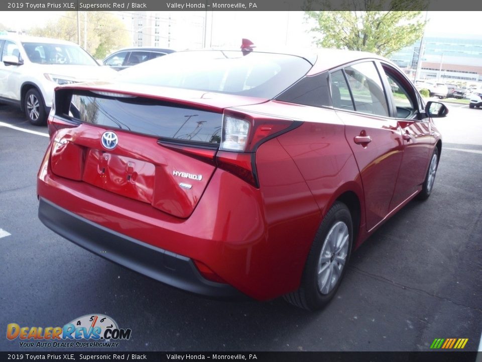 2019 Toyota Prius XLE Supersonic Red / Black Photo #7