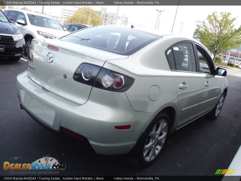 2009 Mazda MAZDA3 i Touring Sedan Golden Sand Metallic / Black Photo #6