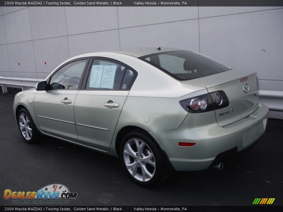 2009 Mazda MAZDA3 i Touring Sedan Golden Sand Metallic / Black Photo #8