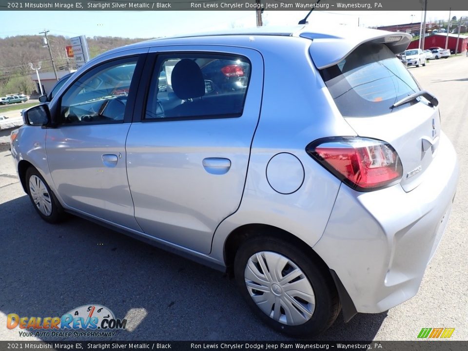 2021 Mitsubishi Mirage ES Starlight Silver Metallic / Black Photo #2