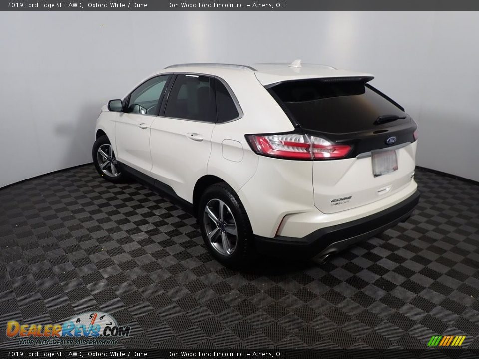 2019 Ford Edge SEL AWD Oxford White / Dune Photo #13