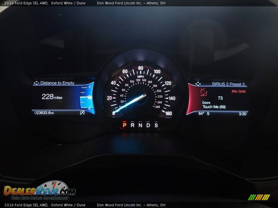 2019 Ford Edge SEL AWD Oxford White / Dune Photo #31