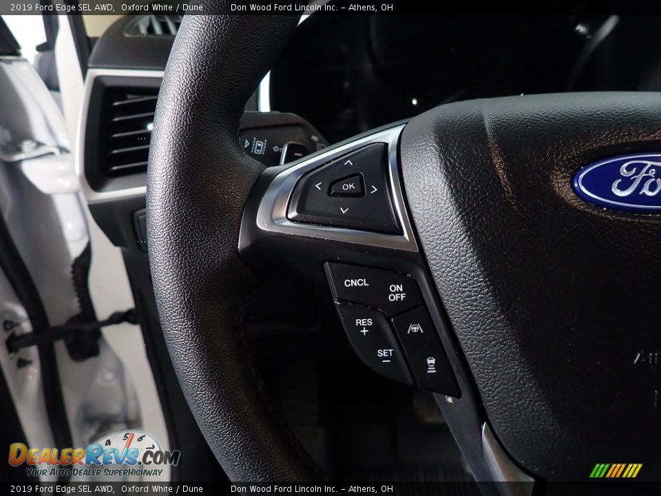 2019 Ford Edge SEL AWD Oxford White / Dune Photo #32
