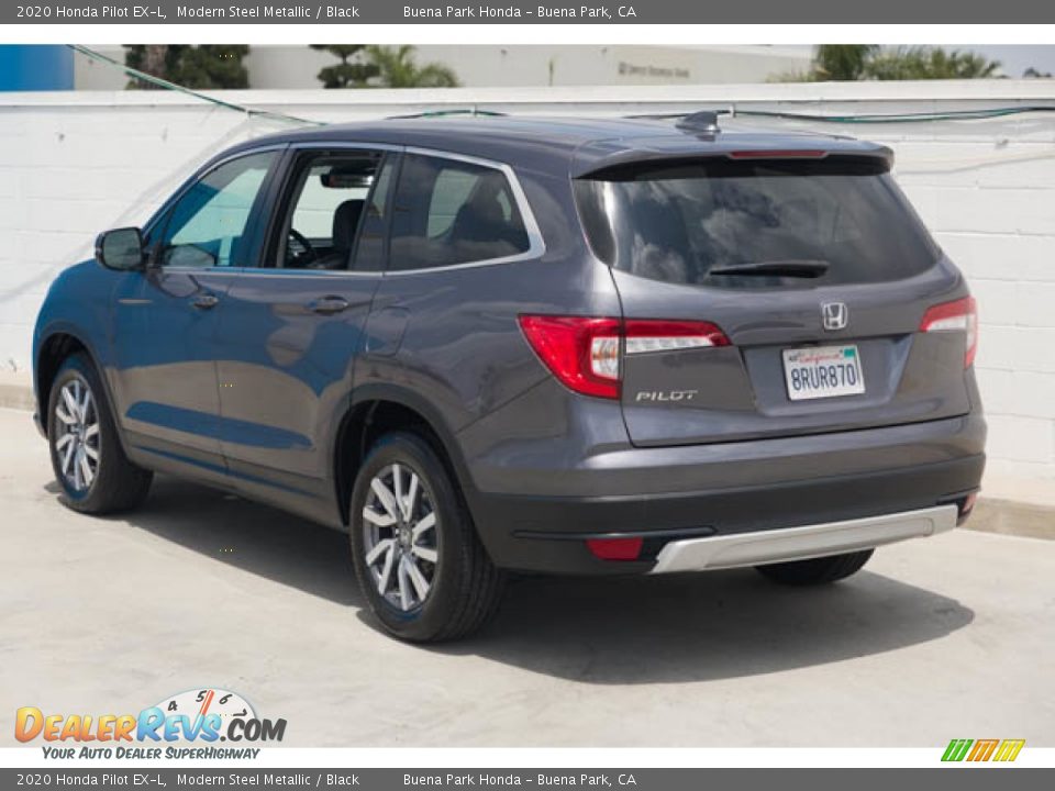 2020 Honda Pilot EX-L Modern Steel Metallic / Black Photo #2