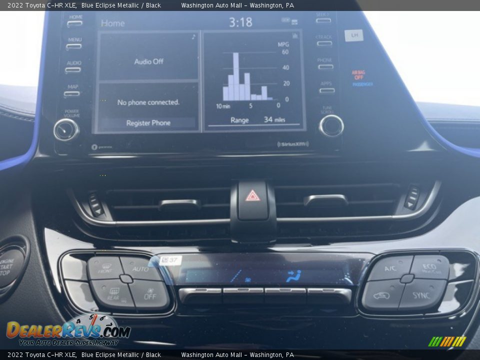 Controls of 2022 Toyota C-HR XLE Photo #13