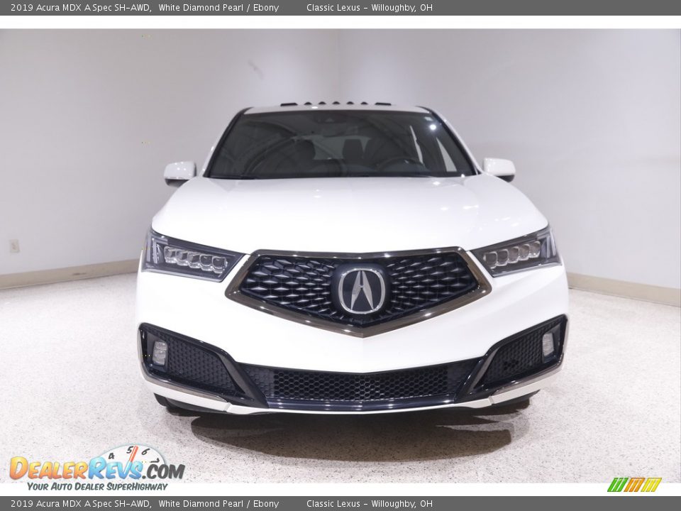 2019 Acura MDX A Spec SH-AWD White Diamond Pearl / Ebony Photo #2