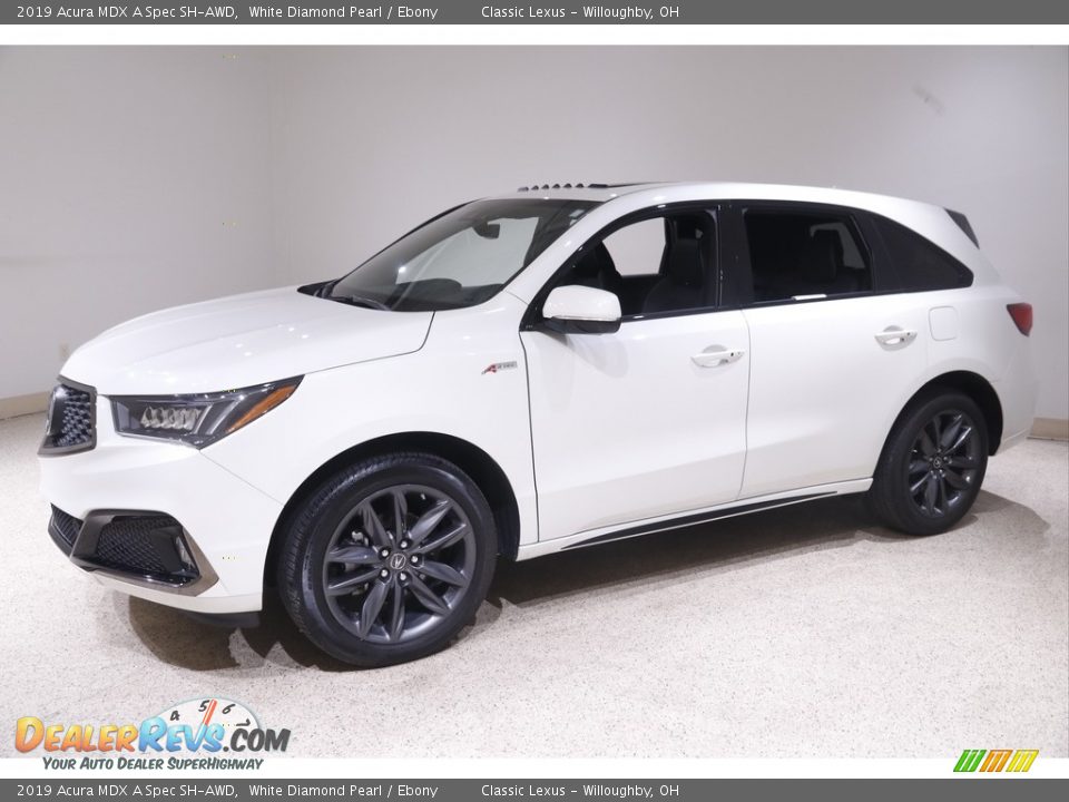 2019 Acura MDX A Spec SH-AWD White Diamond Pearl / Ebony Photo #3