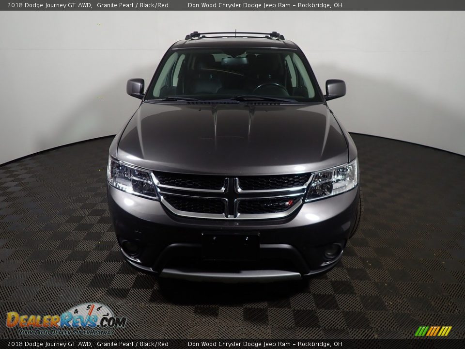 2018 Dodge Journey GT AWD Granite Pearl / Black/Red Photo #4