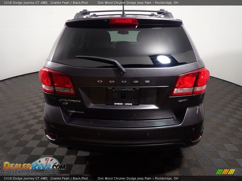 2018 Dodge Journey GT AWD Granite Pearl / Black/Red Photo #12