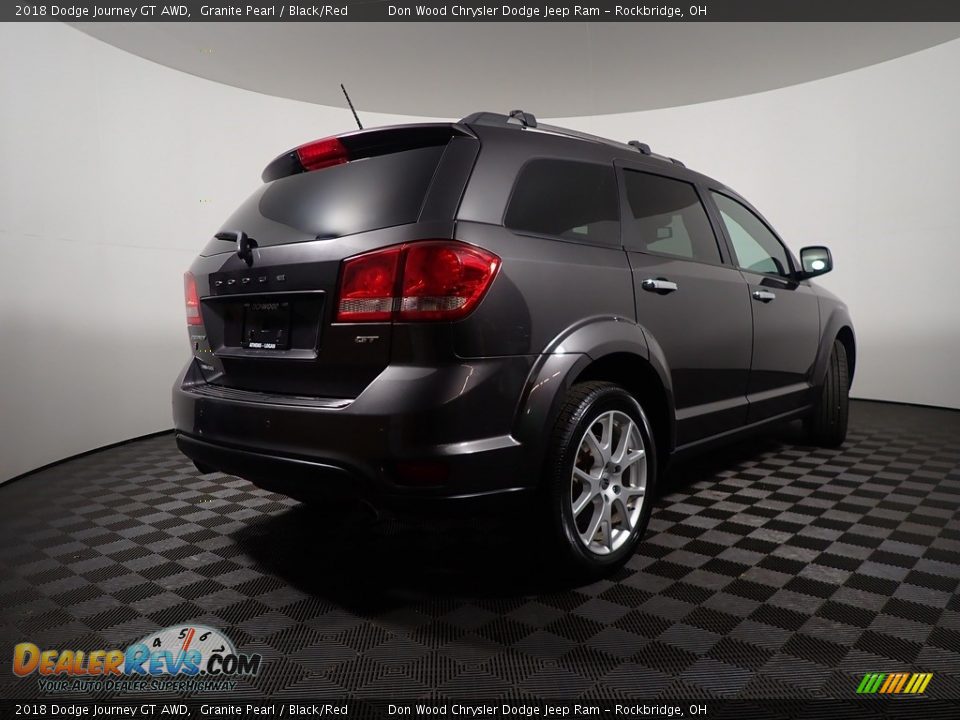 2018 Dodge Journey GT AWD Granite Pearl / Black/Red Photo #15