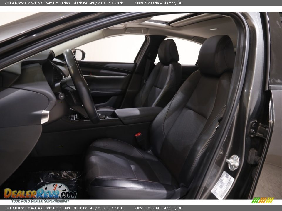 2019 Mazda MAZDA3 Premium Sedan Machine Gray Metallic / Black Photo #5