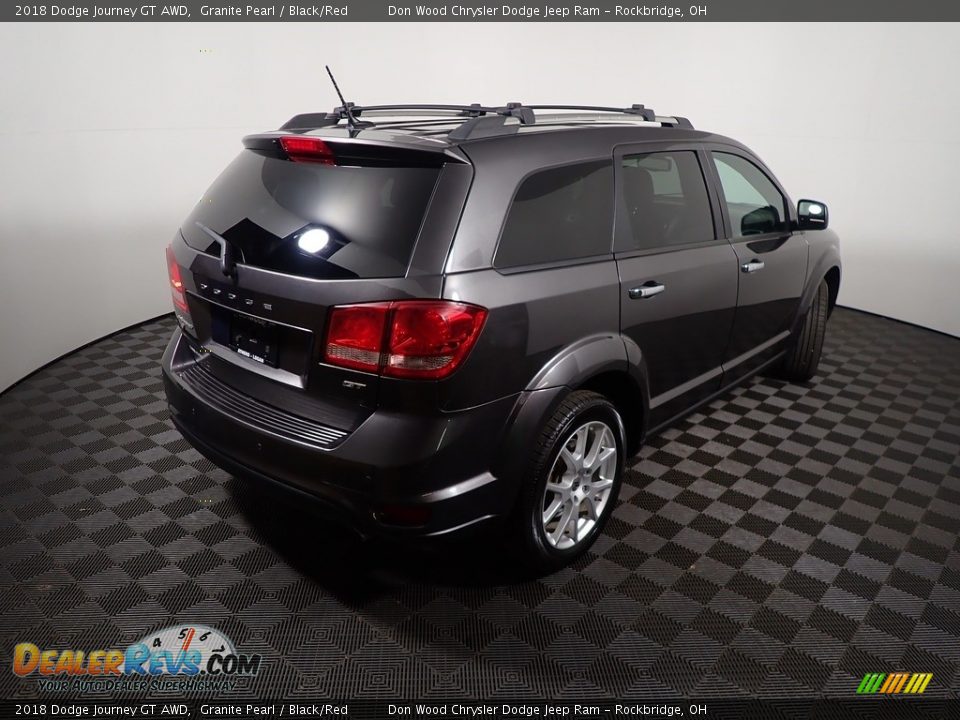 2018 Dodge Journey GT AWD Granite Pearl / Black/Red Photo #16