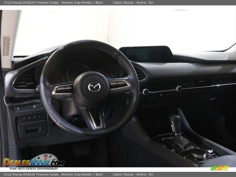 2019 Mazda MAZDA3 Premium Sedan Machine Gray Metallic / Black Photo #6