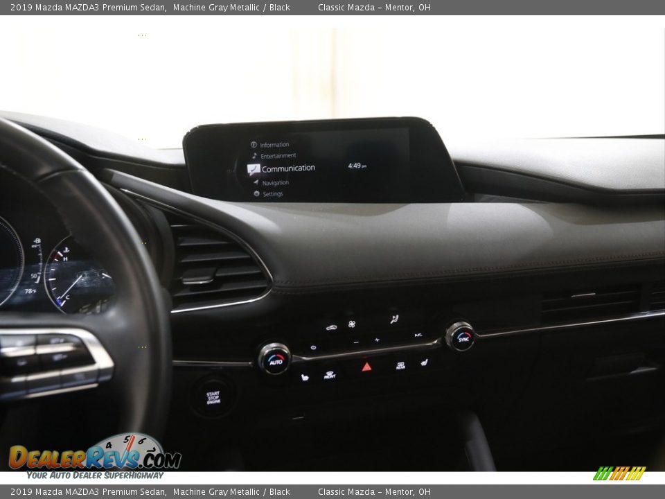 2019 Mazda MAZDA3 Premium Sedan Machine Gray Metallic / Black Photo #9