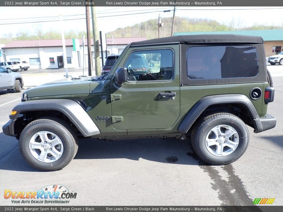 2022 Jeep Wrangler Sport 4x4 Sarge Green / Black Photo #2