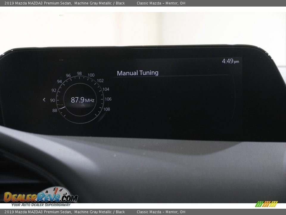 2019 Mazda MAZDA3 Premium Sedan Machine Gray Metallic / Black Photo #11