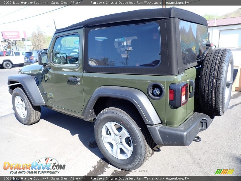 2022 Jeep Wrangler Sport 4x4 Sarge Green / Black Photo #3