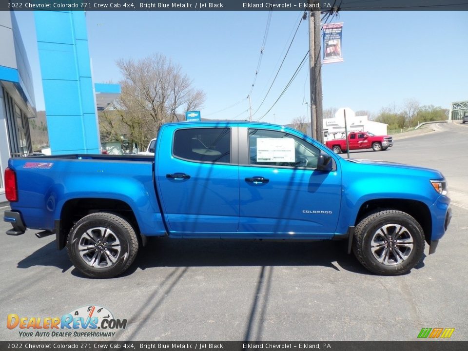 Bright Blue Metallic 2022 Chevrolet Colorado Z71 Crew Cab 4x4 Photo #4