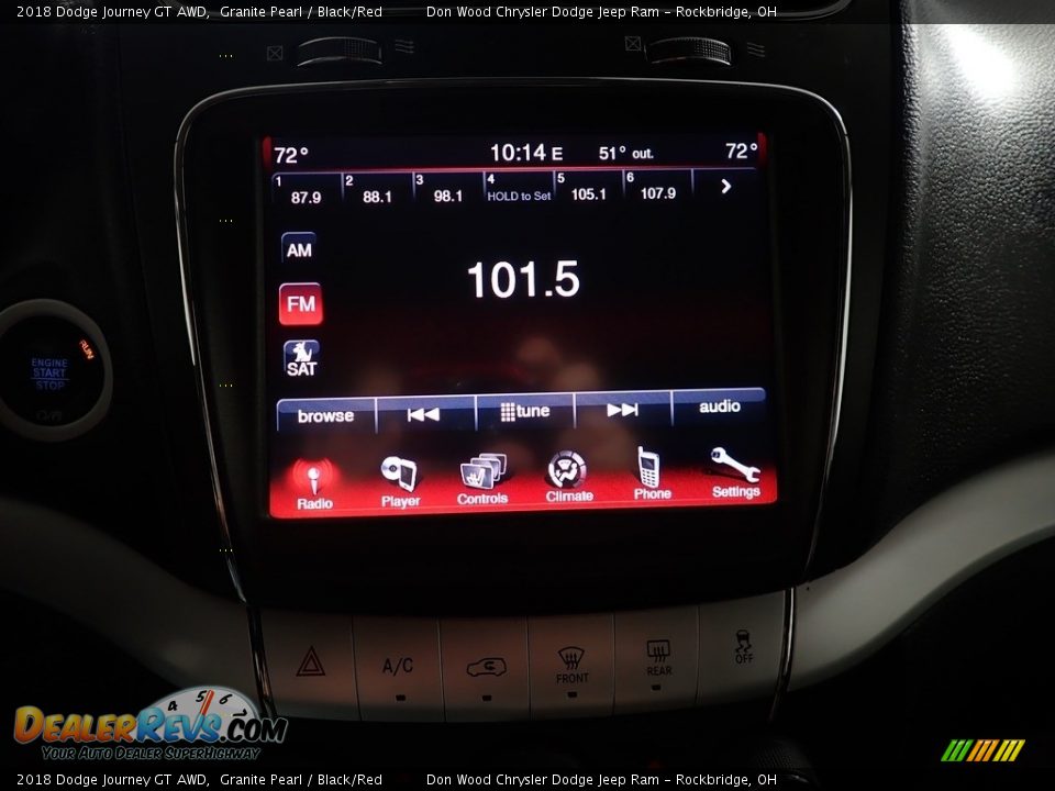 Audio System of 2018 Dodge Journey GT AWD Photo #25