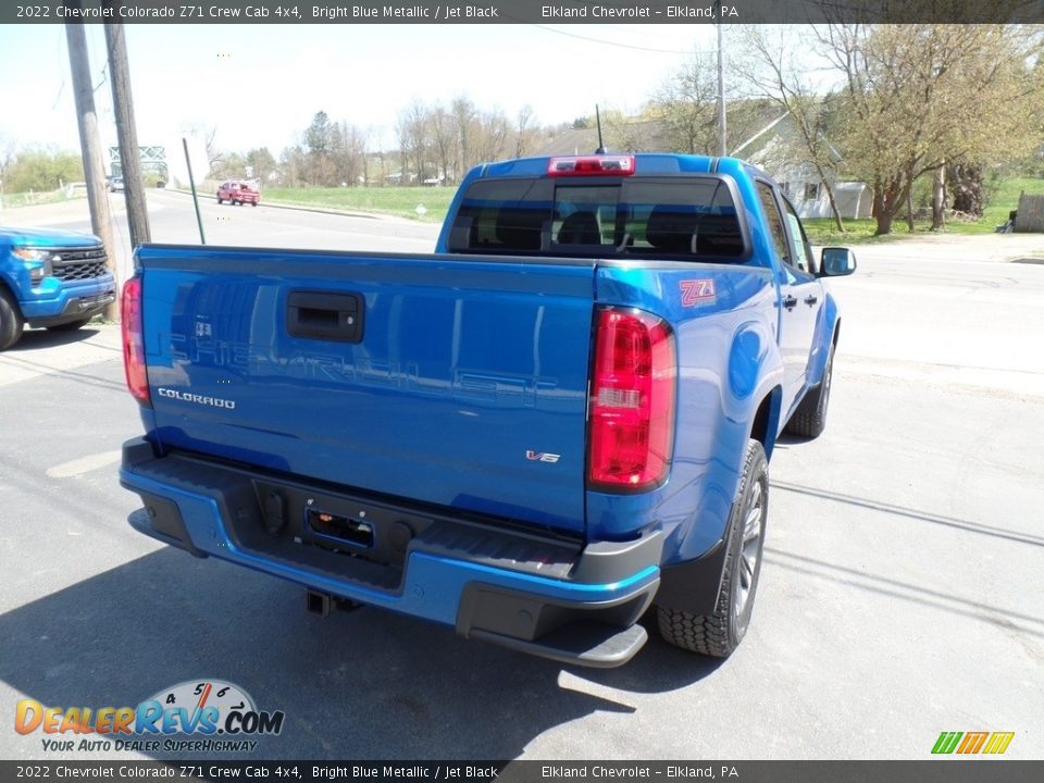 2022 Chevrolet Colorado Z71 Crew Cab 4x4 Bright Blue Metallic / Jet Black Photo #6