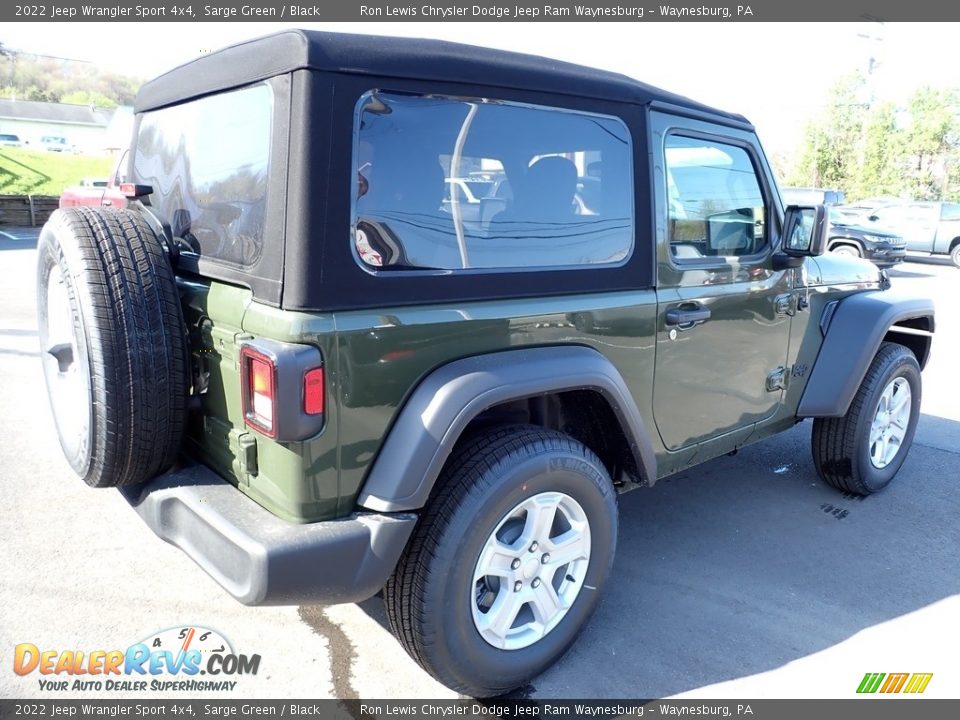 2022 Jeep Wrangler Sport 4x4 Sarge Green / Black Photo #6