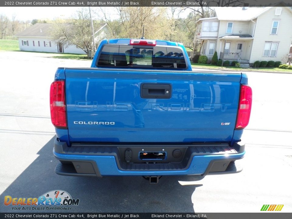 2022 Chevrolet Colorado Z71 Crew Cab 4x4 Bright Blue Metallic / Jet Black Photo #7