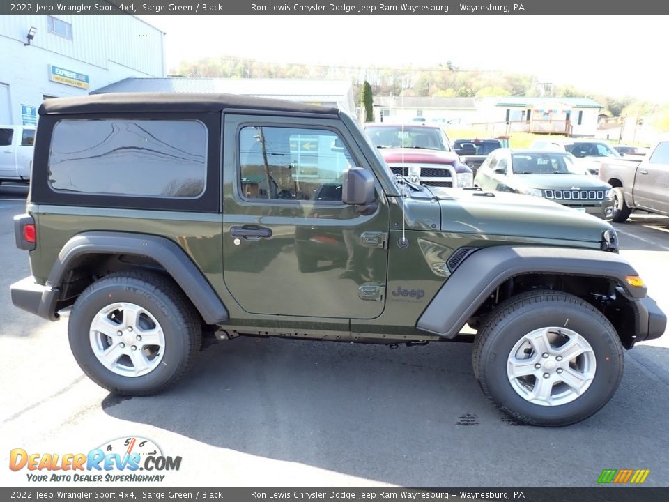 2022 Jeep Wrangler Sport 4x4 Sarge Green / Black Photo #7