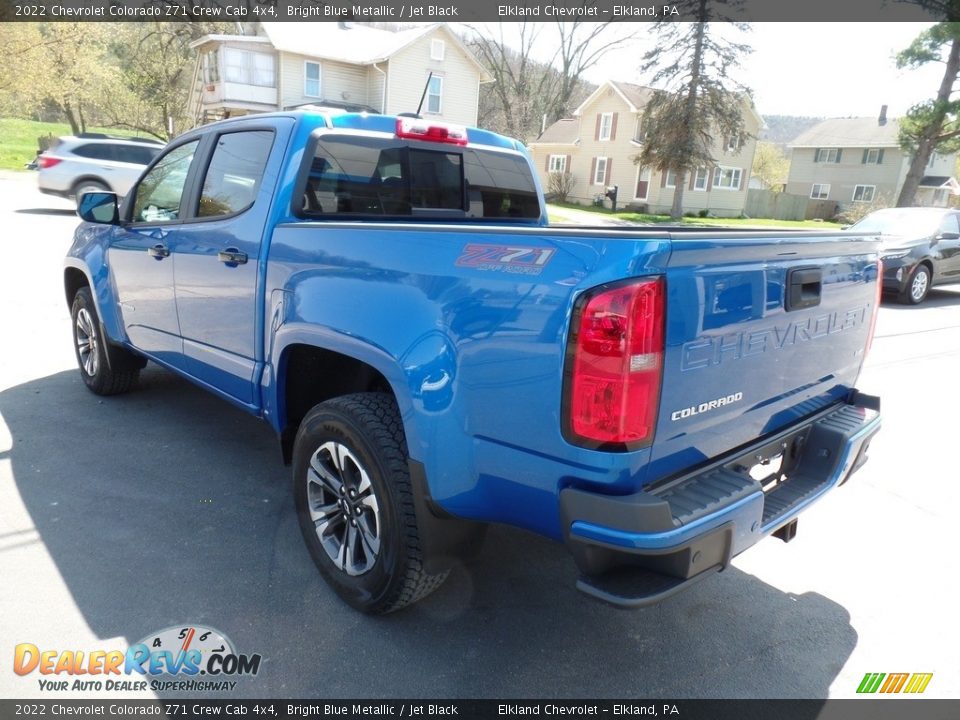 2022 Chevrolet Colorado Z71 Crew Cab 4x4 Bright Blue Metallic / Jet Black Photo #8