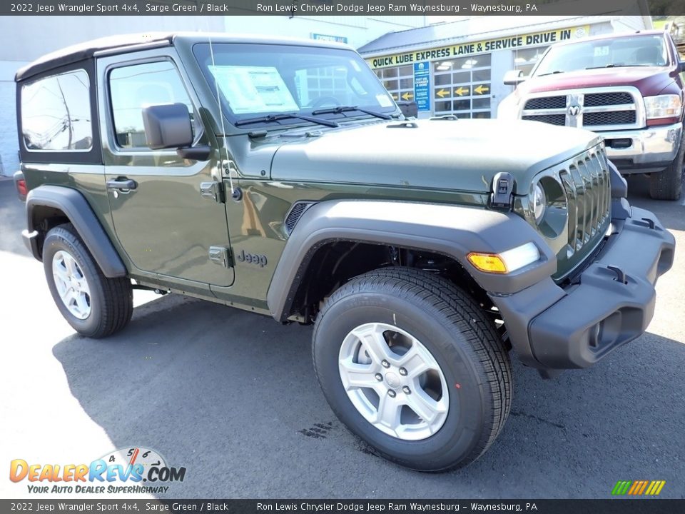 2022 Jeep Wrangler Sport 4x4 Sarge Green / Black Photo #8