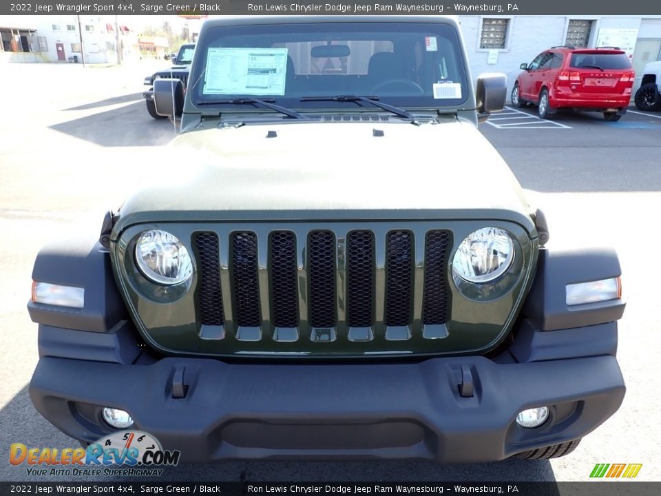 2022 Jeep Wrangler Sport 4x4 Sarge Green / Black Photo #9